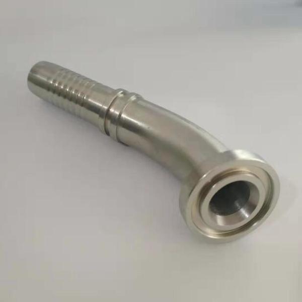 Excavator Fittings Stainless Steel 3000 Psi 90 Degree SAE Fitting Flange for