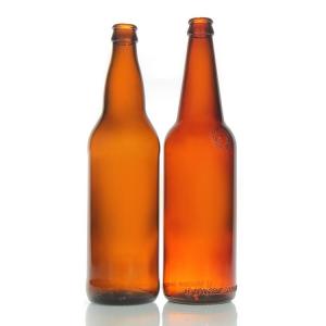China Factory Wholesale Empty Glass 750ml 550ml 330ml Beer Bottle Transparente wholesale