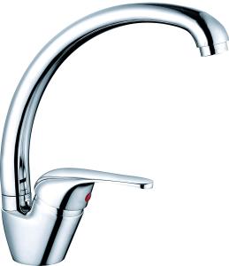 China 255 mm Kitchen Faucet Mixer Laundry Sink Mixer Single Hole wholesale