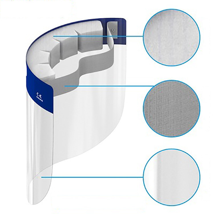 Anti - Fog Safety Face Shield Personal Protection Face Mask Against Saliva And Flying Dust And Oil Fume