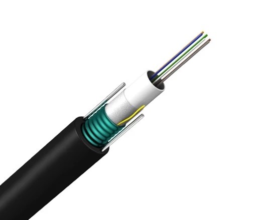 Multi Core Telecommunication G652D Outdoor Fiber Optic Cable