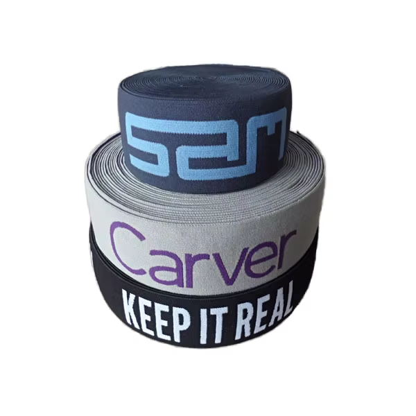 Jacquard Elastic Band Nylon Waistband for Sports Yoga Pants Stretch Bra Hair Tie