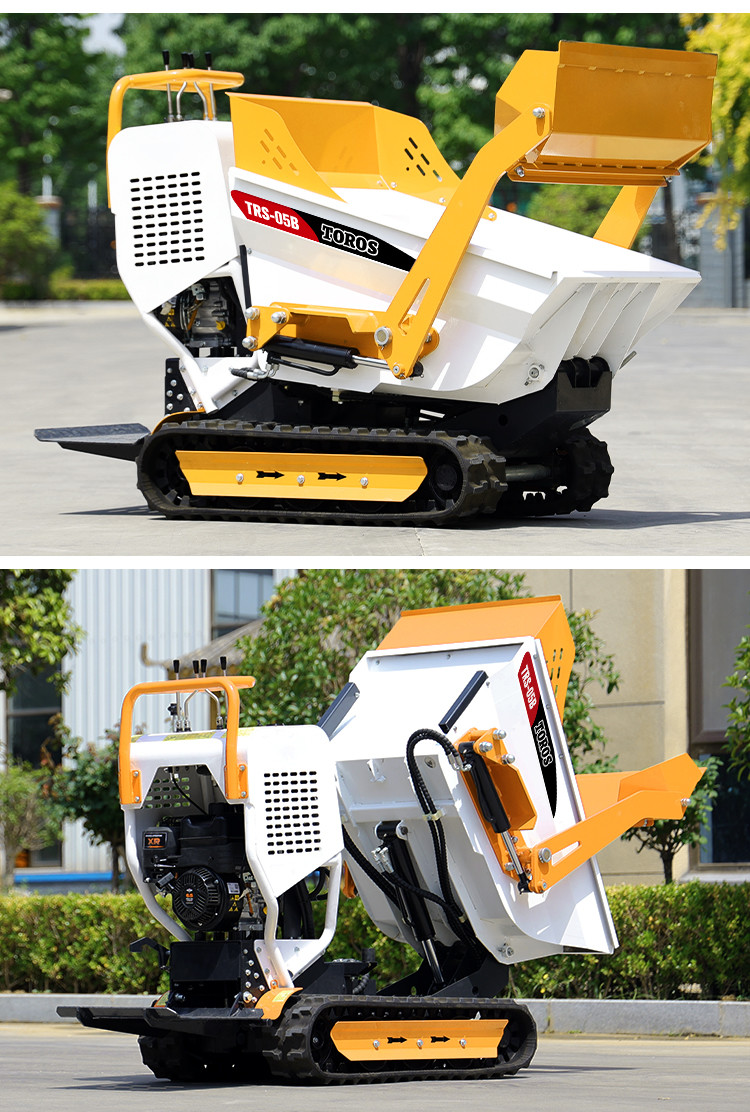10-20t Stand Behind Tracked Mini Dumper For Construction And Mining