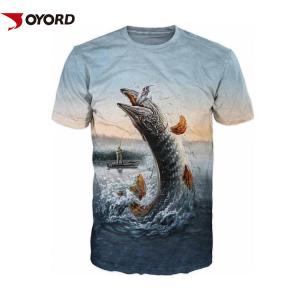 China Popular Custom Fishing Jerseys High Performance OEM Design Flatlock Stitching wholesale