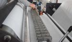 Plate Non Woven Slitting Machine / Automatic Stretch Film Slitting Rewinding