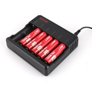 China Durable New H6 Li Ion 18650 Charger , 6 Slot Battery Charger With AU EU Plug wholesale