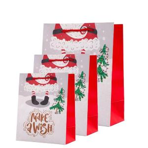 China 26*32*12cm Christmas Present Paper Bags wholesale