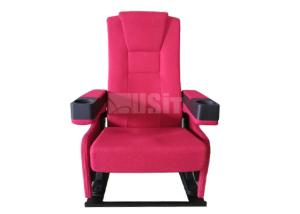 China High Back Sliding Theater Recliner Chair , Theatre Seating Chairs Fireproof Fabric wholesale