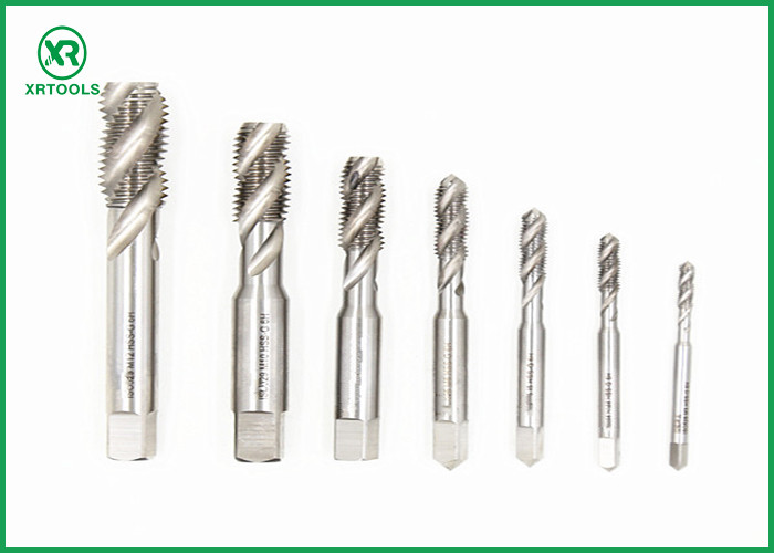 High Speed Spiral Flute Machine Tap , Blind Holes Thread Cutting Taps