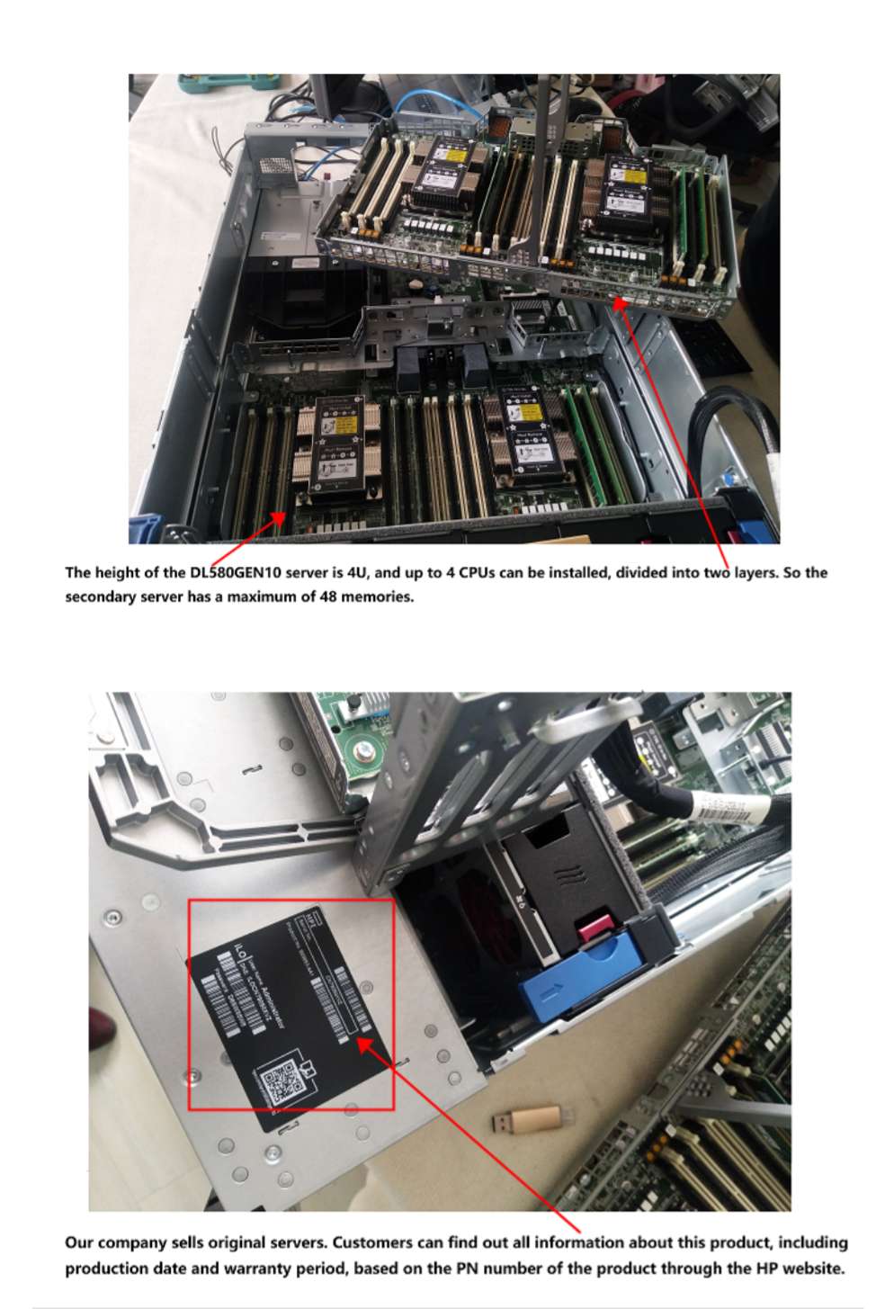Performance Hpe Proliant Dl580 Gen10 Rack Server With Intel Xeon Gold 5120 CPU 2.2Ghz