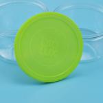 Reusable 99mm Embossed Logo Plastic Tin Lid Covers