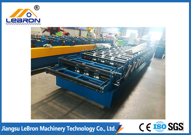 Dual Sheet Wall Panel Roll Forming Machine Customized Feeding Width High Forming Speed