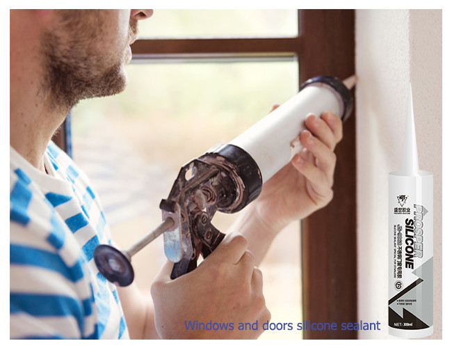Iron / Stainless Steel Silicone Sealant , Non Toxic Silicone Sealant Strong Bonding