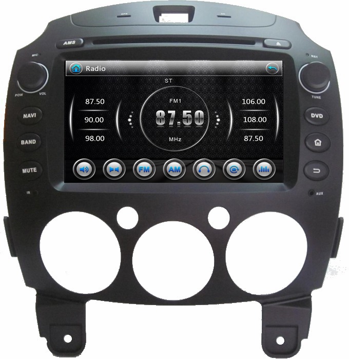 Ouchuangbo Car Audio DVD Stereo for Mazda 2 2010-2012 Auto GPS Navigation TF card USB OCB-8002A