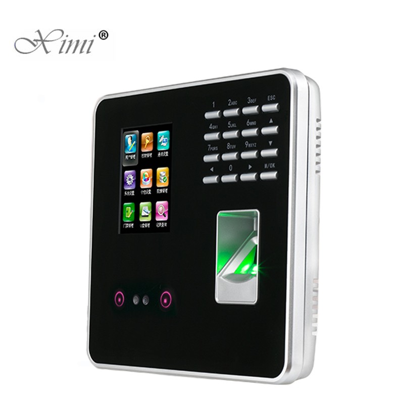 Face Recognition Time Attendance With Simple Access Control System Biometric Fingerprint Time Recording ZK FA20 Face Time Clock