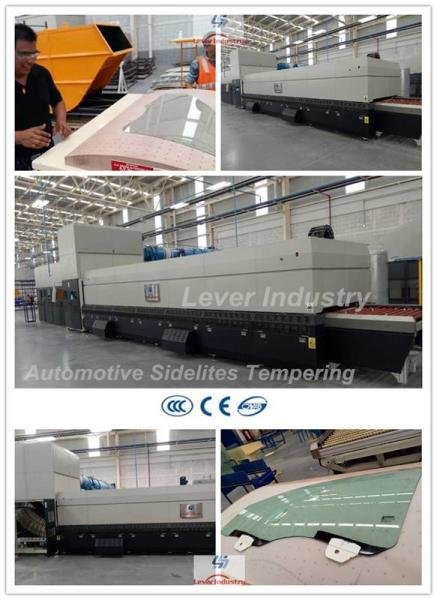 Automotive Sidelites Glass Toughening Furnace / Glass Tempering Furnace for Car