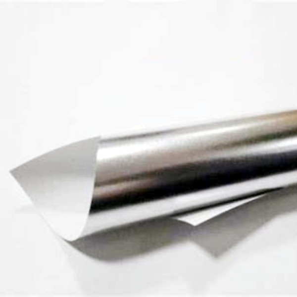 80GSM Silver Vacuum Metallised Paper Gold And Silver Cardstock For Label