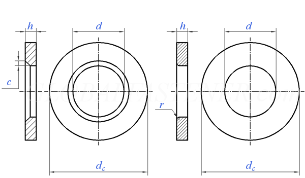 JIS B 1186 - 2013 High Strength Steel Flat Washer Steel Flat Washer