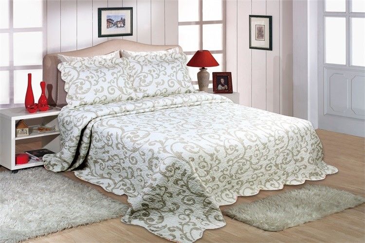 Household Printed Quilt Set Lightweight 220x240 / 240x260cm Machine Washing