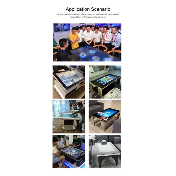55 inch HD Smart Waterproof Interactive Table LCD Multi Touch Screen Table Indoor