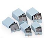Cardboard Pendant Jewelry Ring Necklace Boxes Handmade With Paperboard