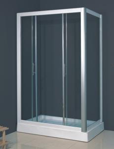 China Waterproof Seal Glass Shower Enclosures With ABS Tray wholesale