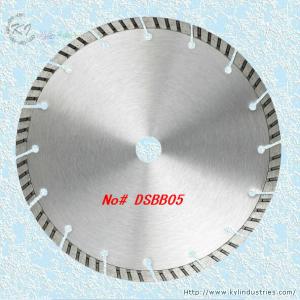 China Silver Brazed Diamond Turbo Blade for Cutting Granite and Marble - DSBB05 wholesale