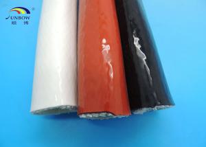 China 1650℃ High Temperature Flexible Braided Fiberglass Sleeving Flame Retardant wholesale