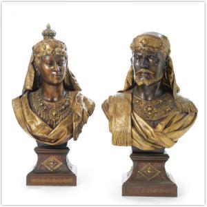 China Customized Folk Art Antique Cast Iron Statues / Bronze Garden Statues wholesale