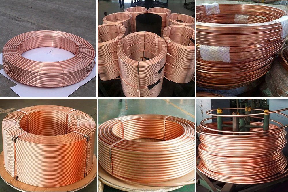 Custom Size Copper Pipe 15mm Tube 3/8&quot; Insulated Copper Pipes for Air Conditioners