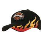 Velcro Closure Casual Baseball Caps Heavy Brushed Cotton Liquid Chrome Metal