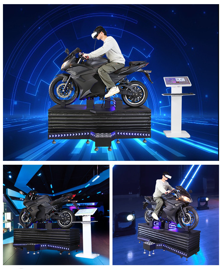 High Speed Driving Game Machine Simulator Racing 9D Virtual Motorcycle