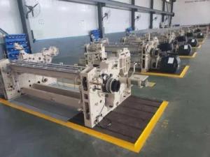 China 1000 RPM Speed Air Jet Looms Double Nozzle 200cm Fabric Cotton Weaving Machine wholesale