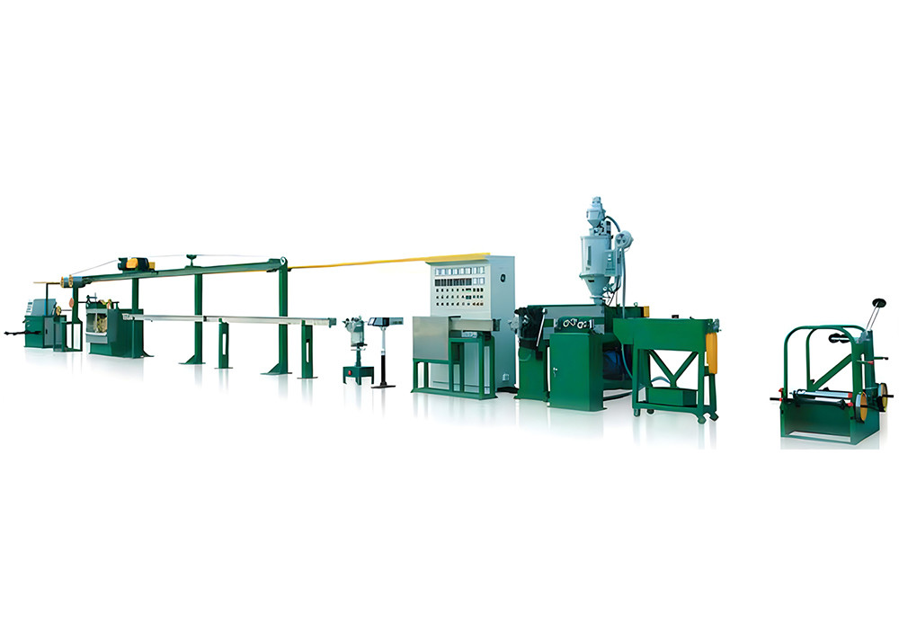 Pvc Pe Coated Electrical Wire Extruding Making Machine Cable Extruding Production Line