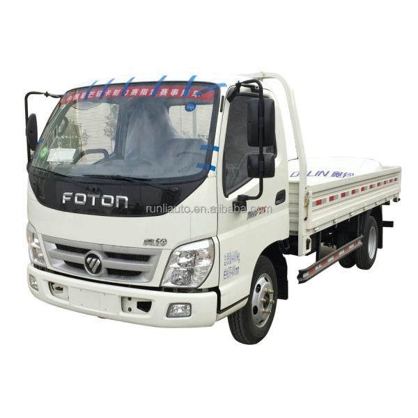 4x2 FOTON Aumark TX Flatbed Camion Truck 116HP Gasoline Petrol Engine Single Row Light Cargo Truck Best Price For Sales