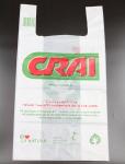Grocery Supermarket Biodegradable Plastic T Shirt Bag