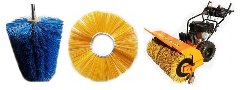 255*813mm/162*560mm/205*660mm/165*610mm/130*508mm Construction Brooms Rotary Sweeper Brushes