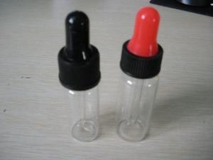 China Medical Glass Refillable Dropper Bottle Plastic Pipette For Fluid Delivery on sale