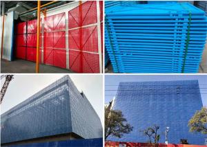 China Fire Resistance Perimeter Construction Site Dust Screen 1*1.8m wholesale