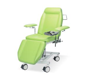 China Height Ajdustable Hydraulic Blood Donation Chair With Castors wholesale