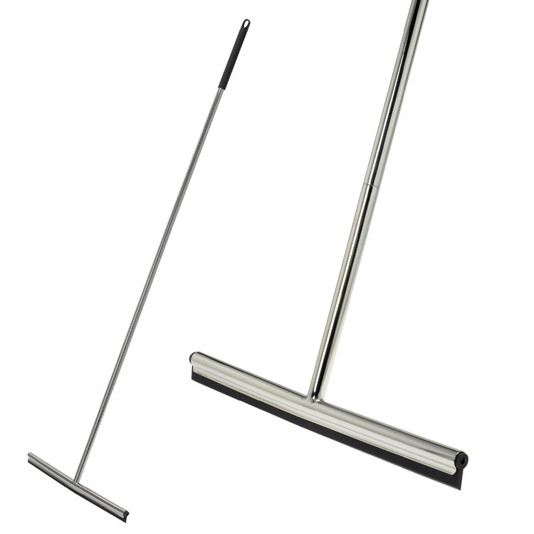 Commercial Window Wiper Squeegee Stainless Steel Floor Squeegee with Silicone Blade