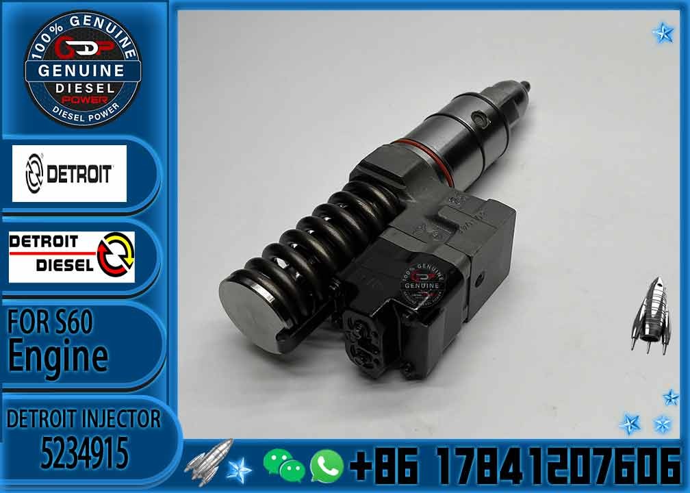 Common Rail Fuel Injector R-5235575 R-5235580 R-5237473 R-5237315 R-5234775 R-5234915 R-5234920 for Detroit S60 series