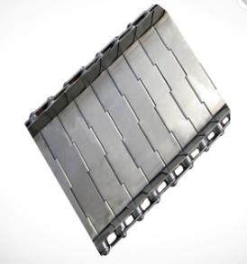 China SS304 Stainless Steel Wire Mesh Conveyor Belt Slat Chain wholesale