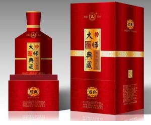 China 1200gsm Wine Box Printing Cardboard Paper Gift Box Glossy Lamination wholesale