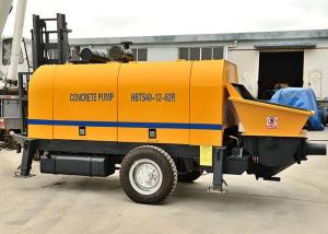 China Compact Structure Trailer Mounted Concrete Pump 30 Times / Min Delivery Speed wholesale