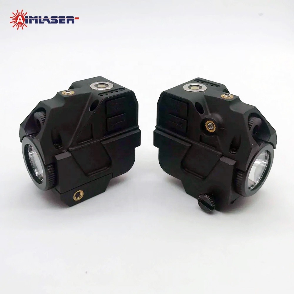 Pistol Laser Sight and Green and Red Laser Beam with Light Combo Glock Tactical Targeting