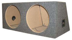 China DUAL 10 INCH SEALED MDF EMPTY BOX wholesale