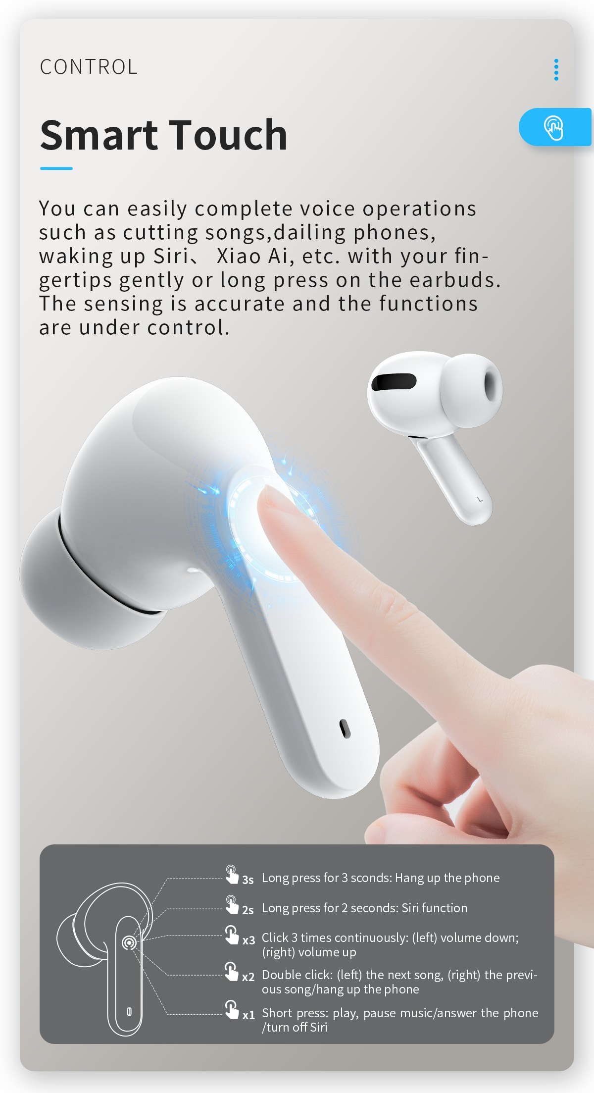 Sport V5.1 Tws Wireless Earbuds , 300mAh Tws Wireless Bluetooth Earphones