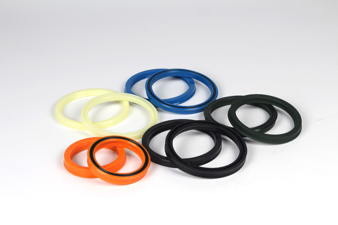 Yellow Hydraulic Rod Seal IDI ISI 45 X 65 X 12mm Hydraulic Cylinder Piston Seal Types Creamy
