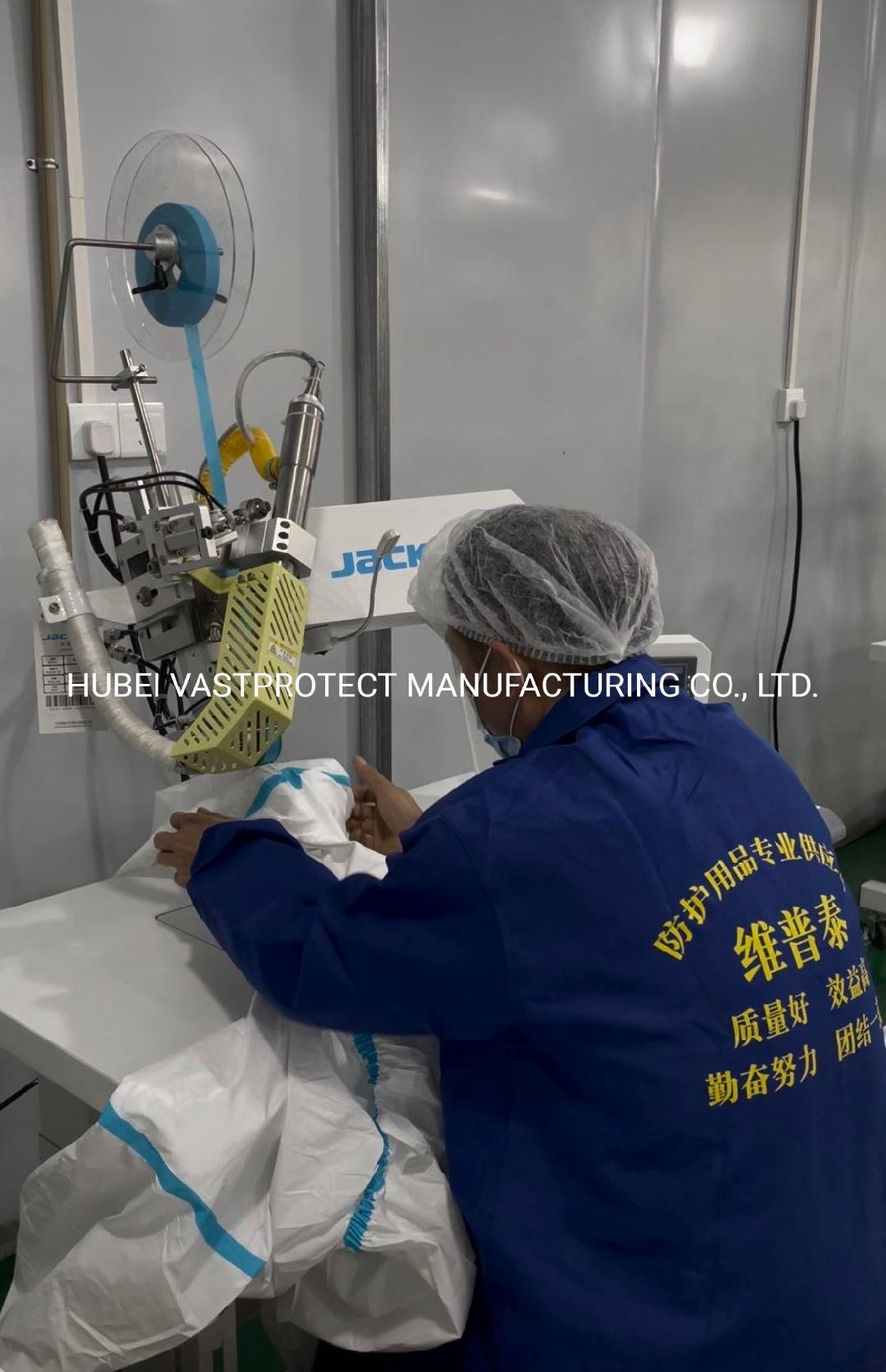 Type 4 5 6 Heat Sealed Tape Seam Disposable Microporous Coverall with CE Approved